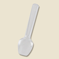 シモジマ HEIKO プラスチックスプーン 8cm 透明 単袋 #004513011 1セット(1000本:100本×10パック)
