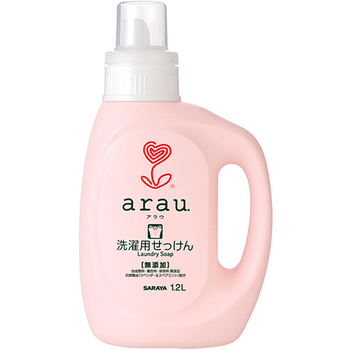 サラヤ arau.洗濯用せっけん 本体 1.2L 1本