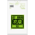 日本サニパック Kシリーズ 業務用ポリ袋 強化 半透明 45L 0.020mm K-43 1パック(10枚)