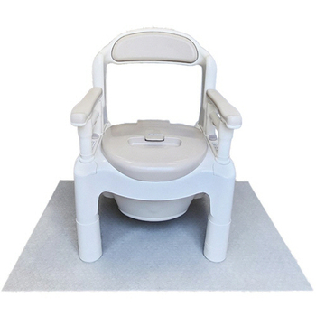 東京メディカル ポータブルトイレ用マット 約1000×700mm 山葵色(わさび) KG-1070 1パック(5枚)