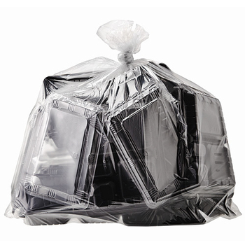 TANOSEE リサイクルポリ袋(ストレッチ) 透明 90L 1パック(10枚)