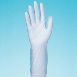 PVC手袋 パウダーなし 長袖 フリーサイズ 1箱(100枚)