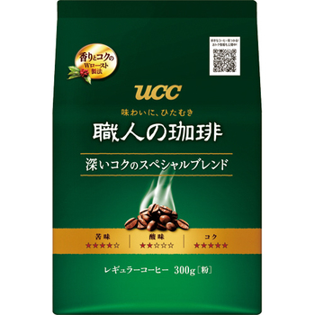 UCC 職人の珈琲 深いコクのスペシャルブレンド 300g(粉)/袋 1セット(3袋)