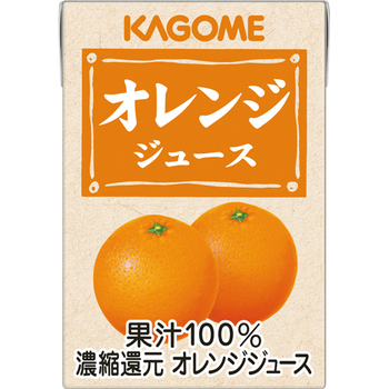 カゴメ オレンジジュース 業務用 100mL 紙パック 1ケース(36本)